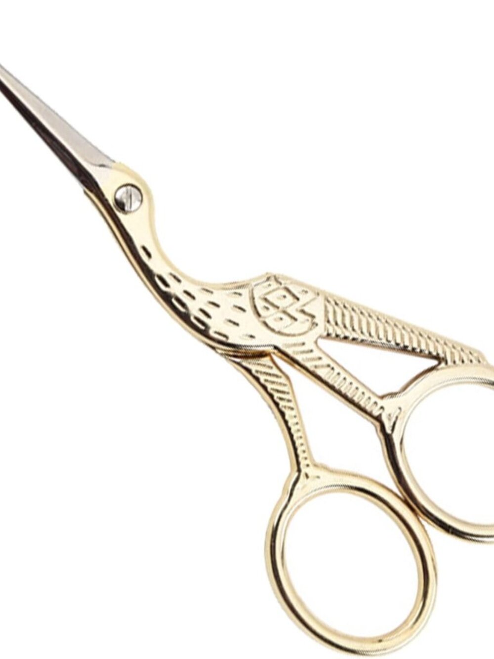 4.5" Stainless Steel Sharp Tip Classic Stork Scissors Crane Design